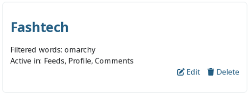 A screenshot of a filterlist that includes omarchy